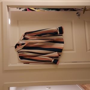 Striped blouse satin brand new